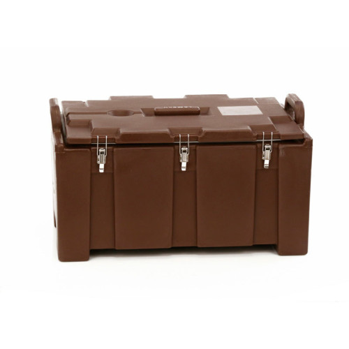 Contenedor isotérmico con apertura superior Serie 100 - 45 x 68 x 38 cm - Castaño oscuro