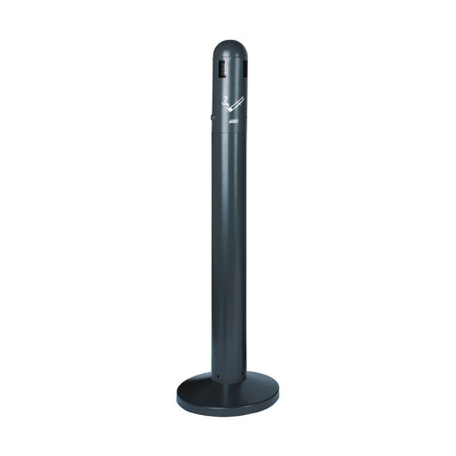 Cenicero de suelo para exterior. Tubular 3 L - 30 cm Ø x 108 cm de alto - Gris oscuro
