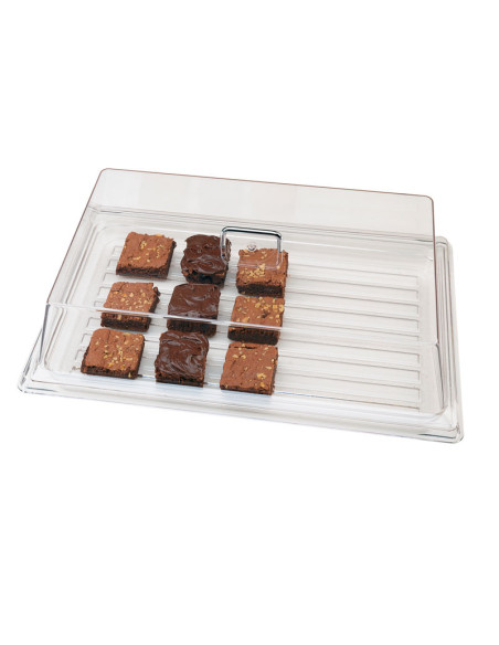 Cubierta rectangular - 50,8 x 30,5 x 16,8 cm - Transparente