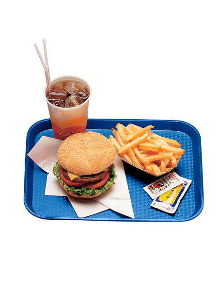 Bandeja Fast Food - perfil alto - 26,5 x 34,5 cm - Azul marino - Venta 1 unidad.