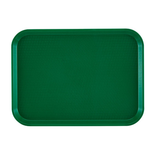 Bandeja Fast Food - perfil alto - 36 x 46 cm - Verde sherwood - Venta 1 unidad.