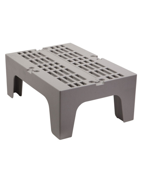 Banquillo ranurado de almacenaje - 52 x 76 x 30 cm - Gris moteado