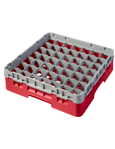 Cesta de lavado 9 comp. 1 altura - 14,8 cm Ø máx. - alt. máx. 9,4 cm - 50 x 50 x 14,3 cm - Castaño