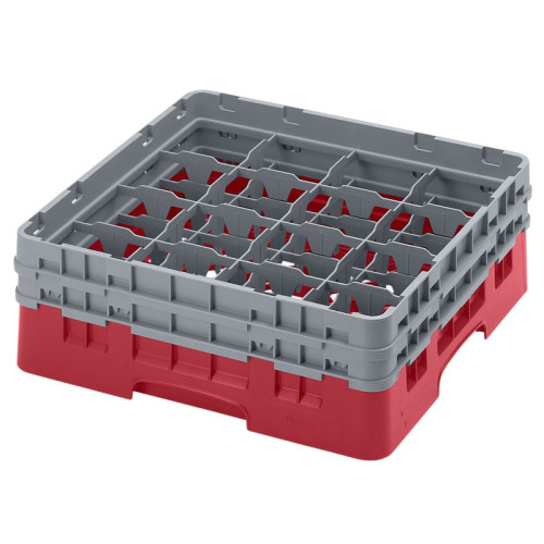 Cesta de lavado 16 comp. 2 alturas - 10,9 cm Ø máx. - alt. máx. 13,5 cm - 50 x 50 x 18,4 cm - Arándano