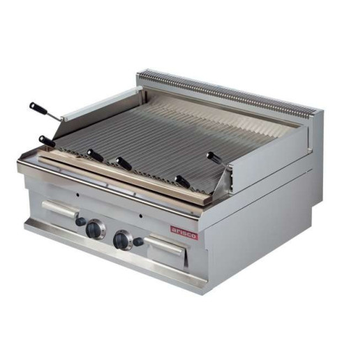 Barbacoa a gas piedra volcánica 6+6kw 800x700x290h mm GGL721S Línea Estambul