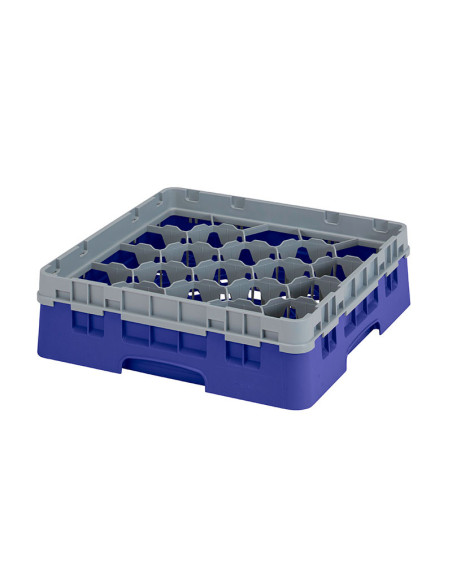 Cesta de lavado 20 comp. 1 altura - 11,8 cm Ø máx. - alt. máx. 9,4 cm - 50 x 50 x 14,3 cm - Azul marino