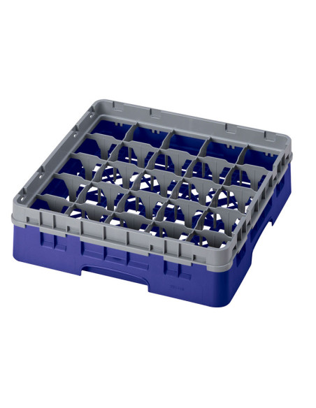 Cesta de lavado 25 comp. 1 altura - 8,7 cm Ø máx. - alt. máx. 9,4 cm - 50 x 50 x 14,3 cm - Azul marino