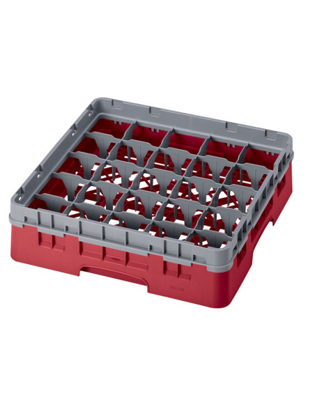 Cesta de lavado 25 comp. 1 altura - 8,7 cm Ø máx. - alt. máx. 9,4 cm - 50 x 50 x 14,3 cm - Arándano