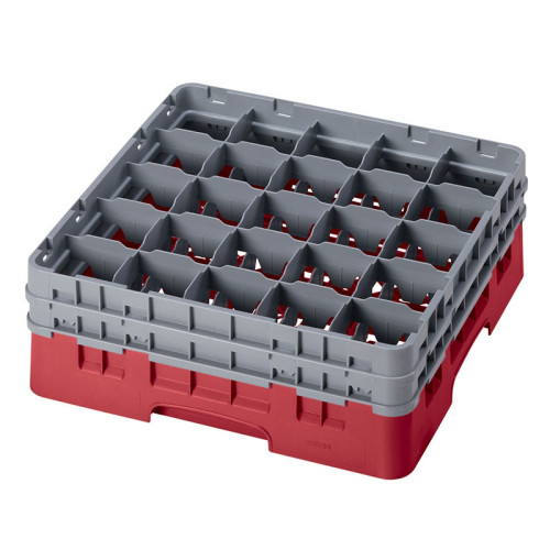 Cesta de lavado 25 comp. 2 alturas - 8,7 cm Ø máx. - alt. máx. 14,9 cm - 50 x 50 x 18,4 cm - Arándano