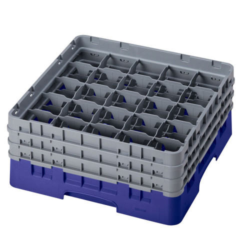 Cesta de lavado 25 comp. 3 alturas - 8,7 cm Ø máx. - alt. máx. 17,6 cm - 50 x 50 x 22,5 cm - Azul marino