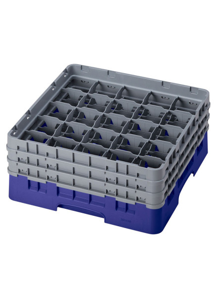 Cesta de lavado 25 comp. 3 alturas - 8,7 cm Ø máx. - alt. máx. 17,6 cm - 50 x 50 x 22,5 cm - Azul marino