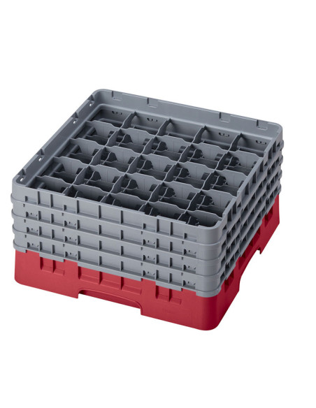 Cesta de lavado 25 comp. 4 alturas - 8,7 cm Ø máx. - alt. máx. 21,7 cm - 50 x 50 x 26,7 cm - Arándano