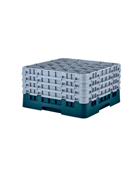 Cesta de lavado 25 comp. 4 alturas- 8,7 cm Ø máx. - alt. máx. 24,1 cm - 50 x 50 x 26,7 cm - Cerceta