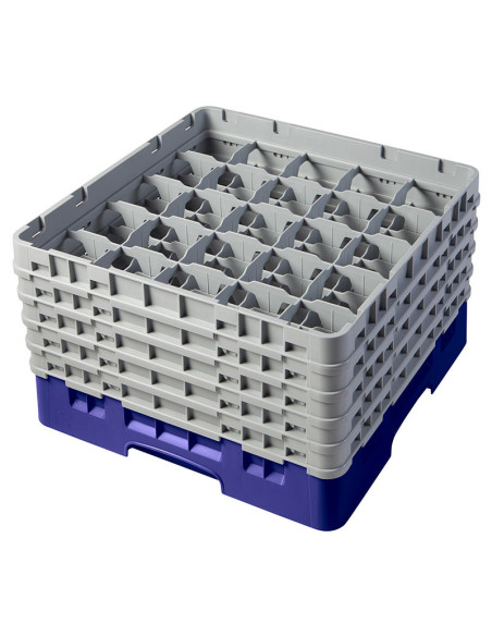 Cesta de lavado 25 comp. 5 alturas - 8,7 cm Ø máx. - alt. máx. 25,8 cm - 50 x 50 x 30,8 cm - Azul marino