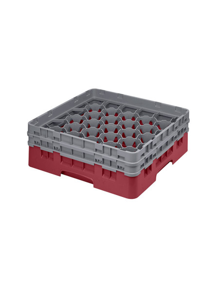 Cesta de lavado 30 comp. 2 alturas - 7,84 cm Ø máx. - alt. máx. 13,5 cm - 50 x 50 x 18,4 cm - Arándano