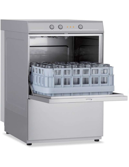 Lavavajillas Industrial con Bomba de Desagüe y Cesta de 39x39 cm de 440 x530 x 670h mm VERONA CH400B