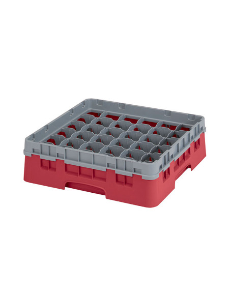 Cesta de lavado 36 comp. 1 altura - 7,2 cm Ø máx. - alt. máx. 9,4 cm - 50 x 50 x 14,3 cm - Arándano