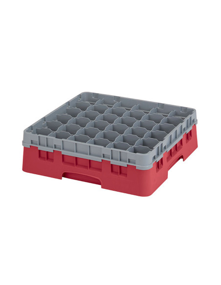 Cesta de lavado 36 comp. 1 altura - 7,2 cm Ø máx. - alt. máx. 11,8 cm - 50 x 50 x 14,3 cm - Arándano