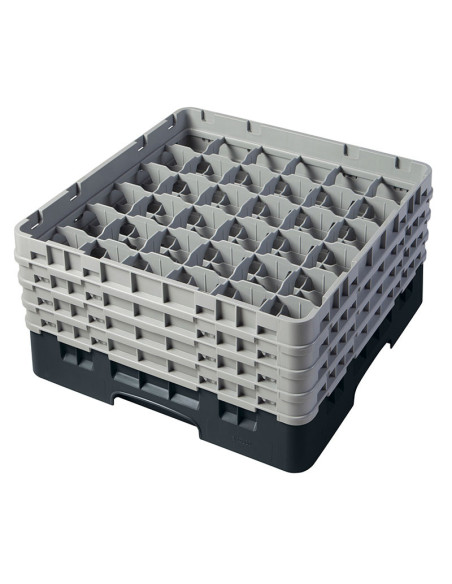 Cesta de lavado 36 comp. 3 alturas - 7,2 cm Ø máx. - alt. máx. 20 cm - 50 x 50 x 22,5 cm - Arándano