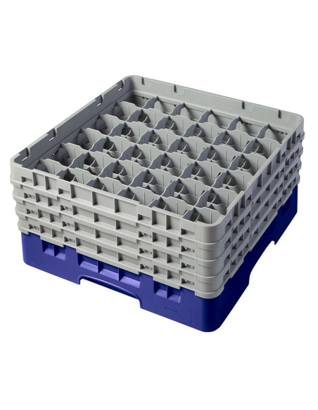 Cesta de lavado 36 comp. 4 alturas - 7,2 cm Ø máx. - alt. máx. 21,7 cm - 50 x 50 x 26,7 cm - Beige