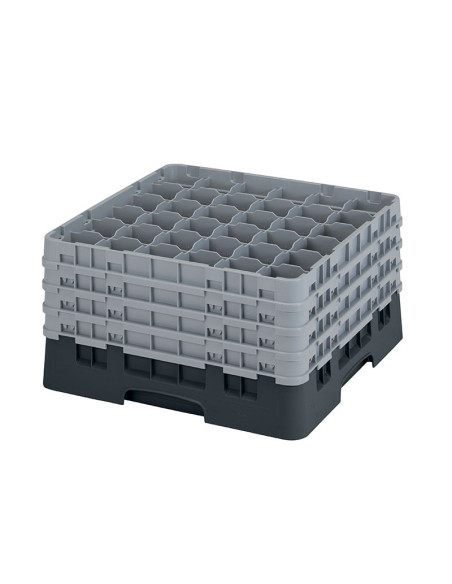 Cesta de lavado 36 comp. 4 alturas - 7,2 cm Ø máx. - alt. máx. 21,7 cm - 50 x 50 x 26,7 cm - Arándano