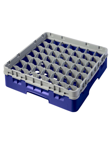Cesta de lavado 49 comp. 1 altura - 6 cm Ø máx. - alt. máx. 9,4 cm - 50 x 50 x 14,3 cm - Azul marino