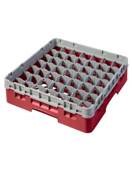 Cesta de lavado 49 comp. 1 altura - 6 cm Ø máx. - alt. máx. 9,4 cm - 50 x 50 x 14,3 cm - Arándano