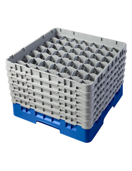 Cesta de lavado 49 comp. 1 altura - 6 cm Ø máx. - alt. máx. 9,4 cm - 50 x 50 x 14,3 cm - Verde sherwood