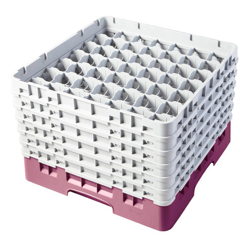 Cesta de lavado 49 comp. 1 altura - 6 cm Ø máx. - alt. máx. 9,4 cm - 50 x 50 x 14,3 cm - Azul