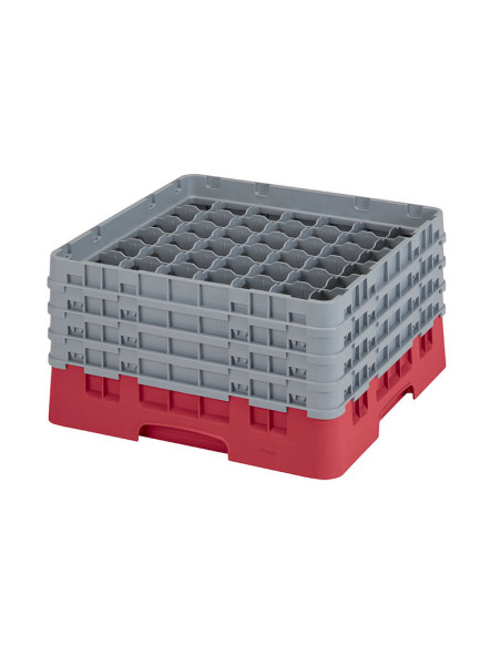 Cesta de lavado 49 comp. 4 alturas - 6 cm Ø máx. - alt. máx. 21,7 cm - 50 x 50 x 26,7 cm - Arándano