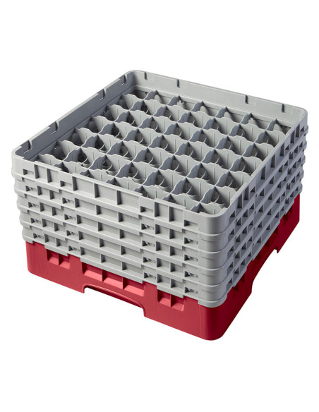 Cesta de lavado 49 comp. 5 alturas - 6 cm Ø máx. - alt. máx. 25,8 cm - 50 x 50 x 30,8 cm - Arándano