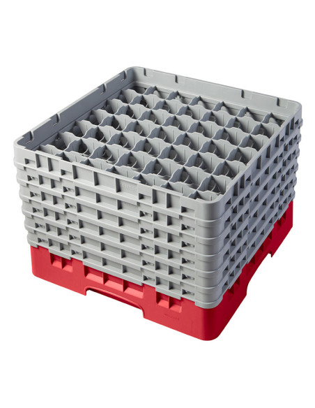 Cesta de lavado 49 comp. 6 alturas - 6 cm Ø máx. - alt. máx. 29,9 cm - 50 x 50 x 34,9 cm - Cerceta