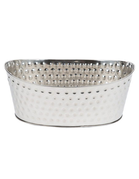 Cubeta ovalada - Capacidad de 15 L - 52,1 x 34 x 22,2 cm - Acero inoxidable