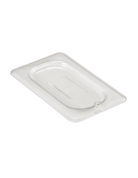 Tapa plana GN 1/9 - 10,8 x 17,6 cm - Transparente - Venta 1 unidad.