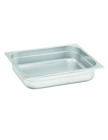 Cubeta GN 2/3 de acero inoxidable. Tamaño 32,5 x 35,4 cm. Profundidad 2 cm. Capacidad 1,7 L - Venta 1 unidad