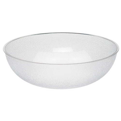 Ensaladera 19,1 L - 45,7 x 45,7 cm - Policarbonato Transparente con efecto empedrado