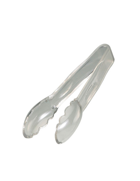 Pinza festoneada - 15 cm de largo - Policarbonato Transparente - Venta 1 unidad.