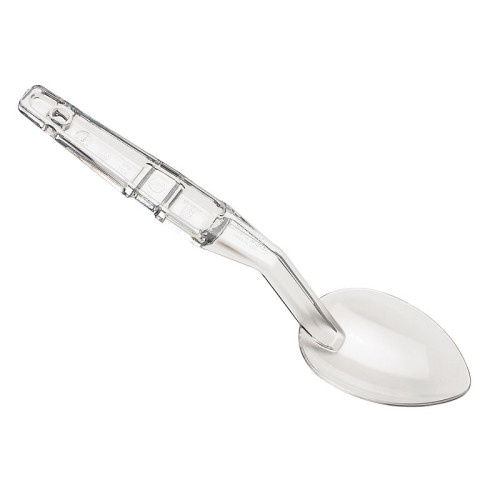 Cuchara de servicio sólida - 28 cm de largo - Policarbonato Transparente - Venta 1 unidad.