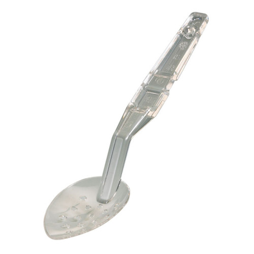 Cuchara de servicio perforada - 33 cm de largo - Policarbonato Transparente - Venta 1 unidad.