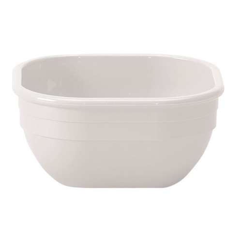 Bol cuadrado 278 ml - 10,2 x 10,2 cm - Blanco - Venta 1 unidad.