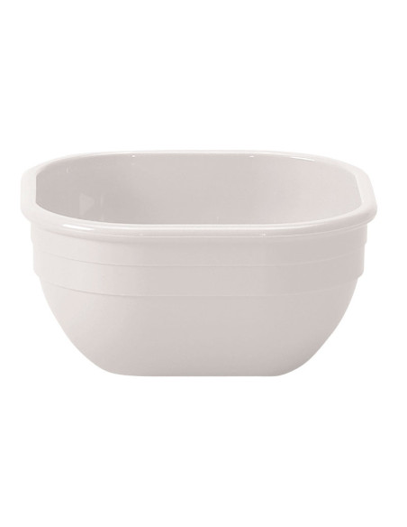 Bol cuadrado 278 ml - 10,2 x 10,2 cm - Blanco - Venta 1 unidad.