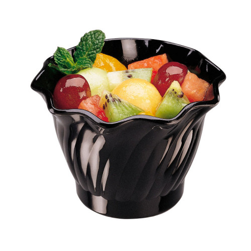 Bol remolino 148 ml - 8,9 x 8,9 x 6,2 cm - Negro - Venta 1 unidad.