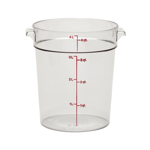 Recipiente redondo 3,8 l - 20,8 x 20,8 cm - Transparente (Tapa no incluida)