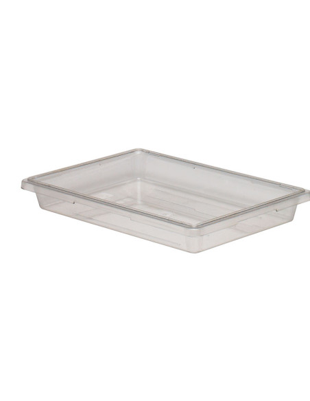 Caja de almacenamiento 18,9 L - 66 x 46 x 9 cm - Transparente (Tapa no incluida)