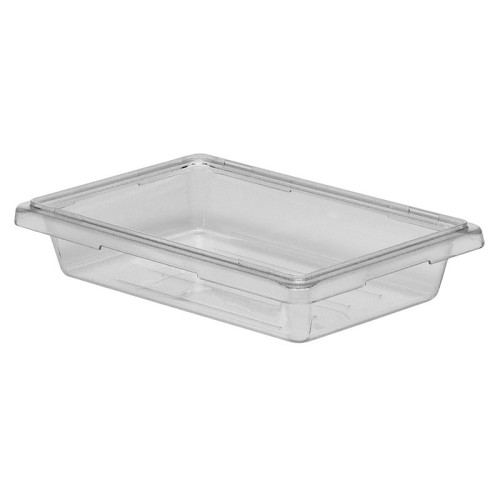 Caja de almacenamiento 6,6 L - 46 x 30,5 x 9 cm - Transparente (Tapa no incluida)
