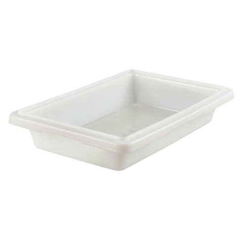 Caja de almacenamiento 6,6 L - 46 x 30,5 x 9 cm - Blanco (Tapa no incluida)
