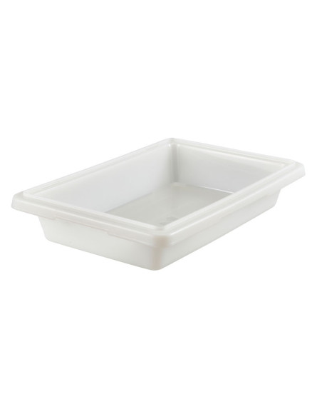 Caja de almacenamiento 6,6 L - 46 x 30,5 x 9 cm - Blanco (Tapa no incluida)