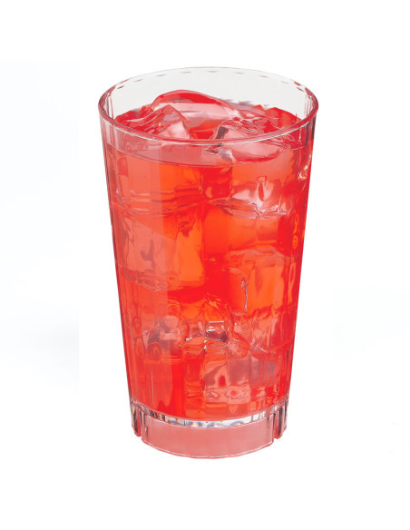 Vaso Huntington 355 ml - 7,6 x 7,6 x 12,8 cm - Transparente - Venta 1 unidad.