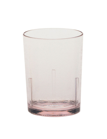 Vaso del Mar 414 ml - 8,3 x 8,3 x 8,3 cm - Plástico SAN - Transparente - Venta 1 unidad.