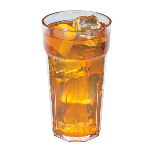 Vaso Laguna 177,4 ml - 6,3 x 6,3 x 10,7 cm - Plástico SAN - Transparente - Venta 1 unidad.